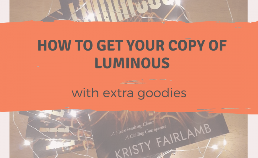 How to get your copy of LUMINOUS